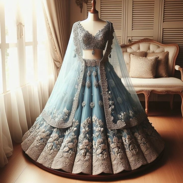 2024 New Arrival Wedding Bridal Gown Glow in The Dark Light up Fashion Designer Lahnga Choli Indian Dress 2023 collection india