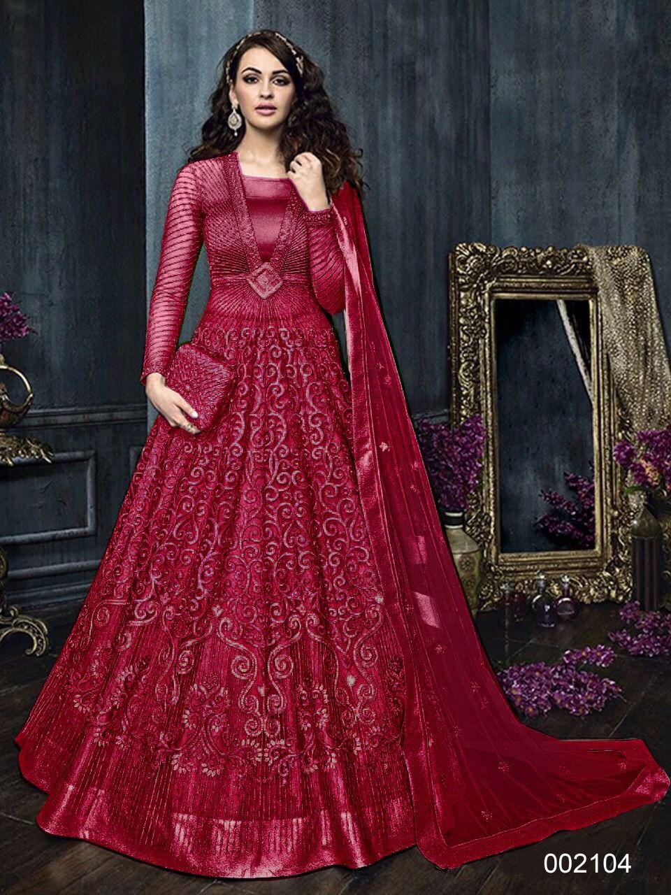 Latest Silk Custom Size Silver Pakistani Long Anarkali Suits For Wedding Designer Dresses Manufacturer 2023 DGB Export india