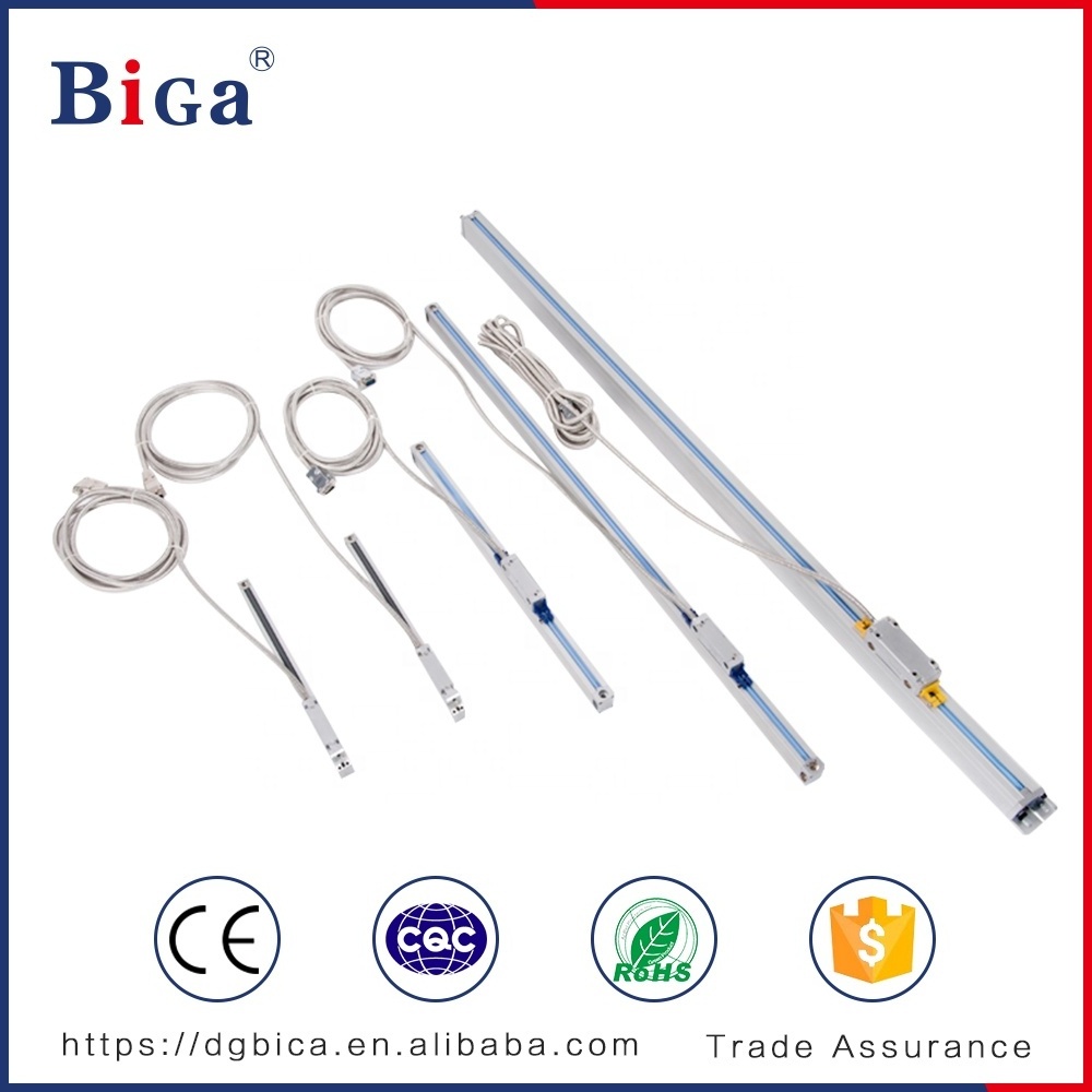 BIGA High Accuracy  Milling Machine Lathe Grinding Digital Readout DRO Optical Glass Linear Scale