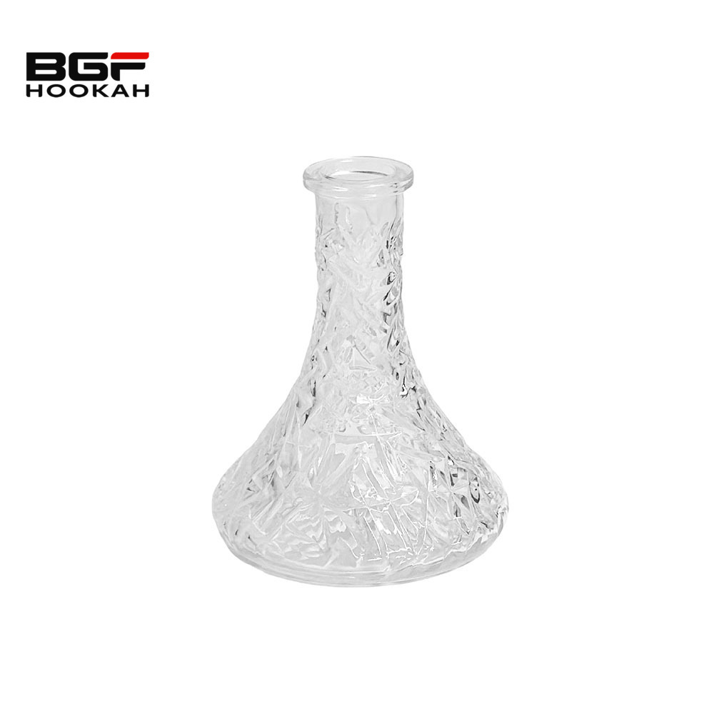 Wholesale Factory Good Quality Hookah Base Bottle Crystal Glass Narguile Shisha Vase Hookah Accessories