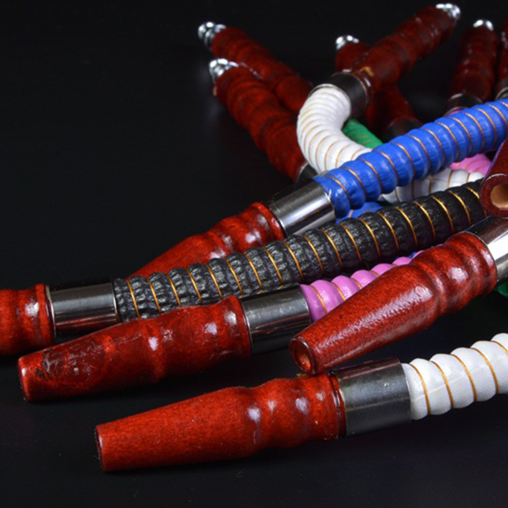 China Supplier Wholesale One Time Use Retractable Disposable Plastic Smoking Hookah Hose