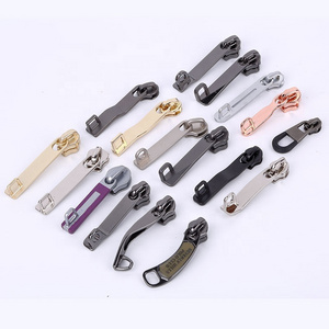 High Quality Zinc Alloy Double Tooth Luggage Slider Head Zipper Explosion Proof Zipper Sliders Manufacturer