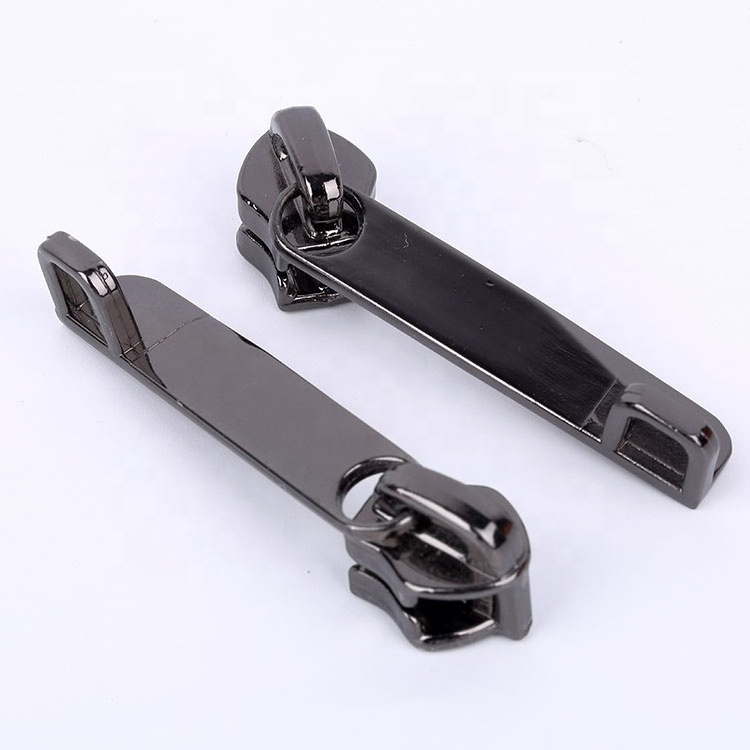 High Quality Zinc Alloy Double Tooth Luggage Slider Head Zipper Explosion Proof Zipper Sliders Manufacturer