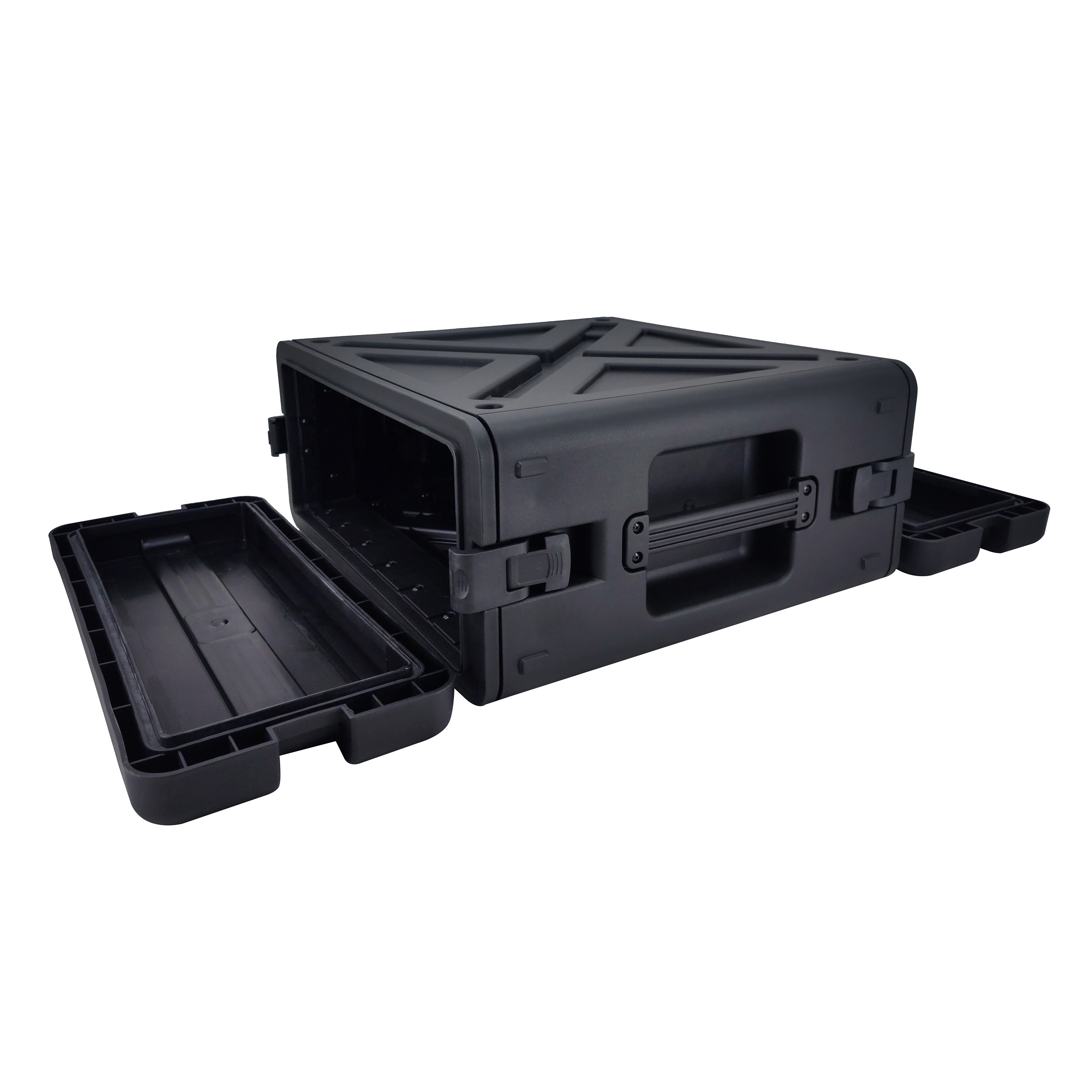 PP-XR4U  Injection Molded 4U X-Series Studio Flyer Rack Case Standard 19