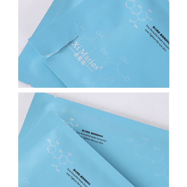 food grade plastic printing Korea Non-medical disposable protective Packing Facial mask custom mylar bags