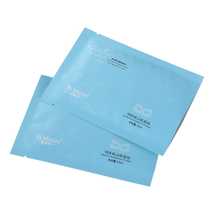 food grade plastic printing Korea Non-medical disposable protective Packing Facial mask custom mylar bags