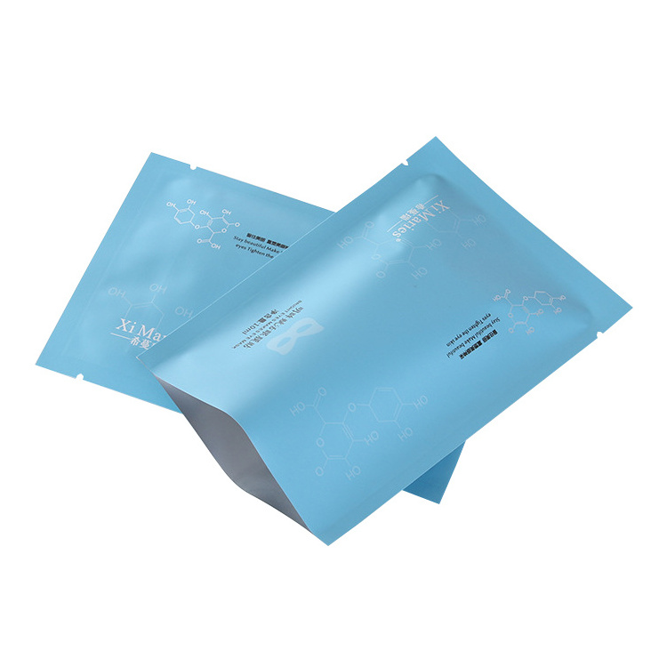 food grade plastic printing Korea Non-medical disposable protective Packing Facial mask custom mylar bags