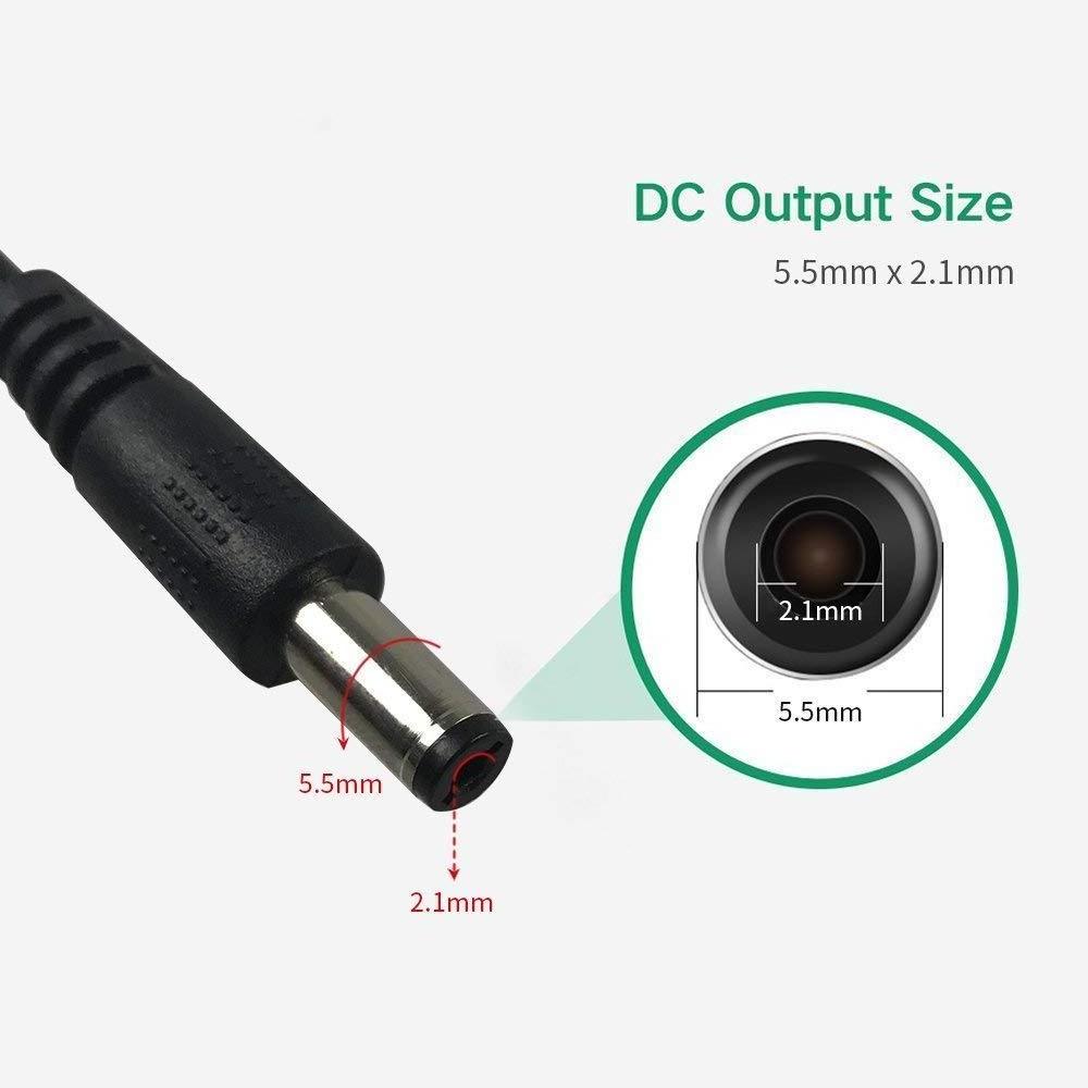 usb power cord 12v usb to 12v cable dc jack plug for acer high quality nickel plated 2.1*5.5 mm male dc power plug