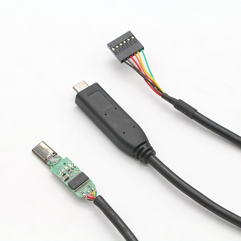 OEM High Compatible Uart TTL 5V 3V FTDI USB to RS232 Serial Converter Cable  Rs232 To Type C Usb Cable rs485