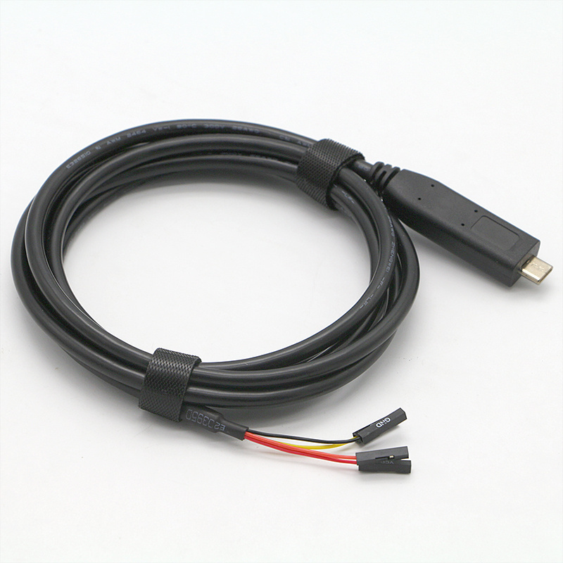 OEM High Compatible Uart TTL 5V 3V FTDI USB to RS232 Serial Converter Cable  Rs232 To Type C Usb Cable rs485