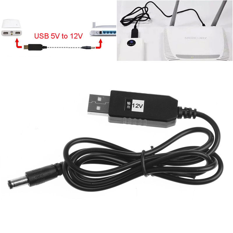 Custom DC Power Charger Converter Adapter Cable 5.5X2.1mm Voltage Step Up Power Charging 9V 5V To 12V USB 2.0 DC FTDI date Cable