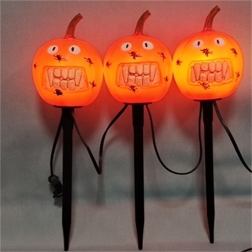 Ghost Lawn Stake Halloween Decorations Lights  Horror Lamp Outdoor Props Ornaments Electric Party Atmosphere Lights