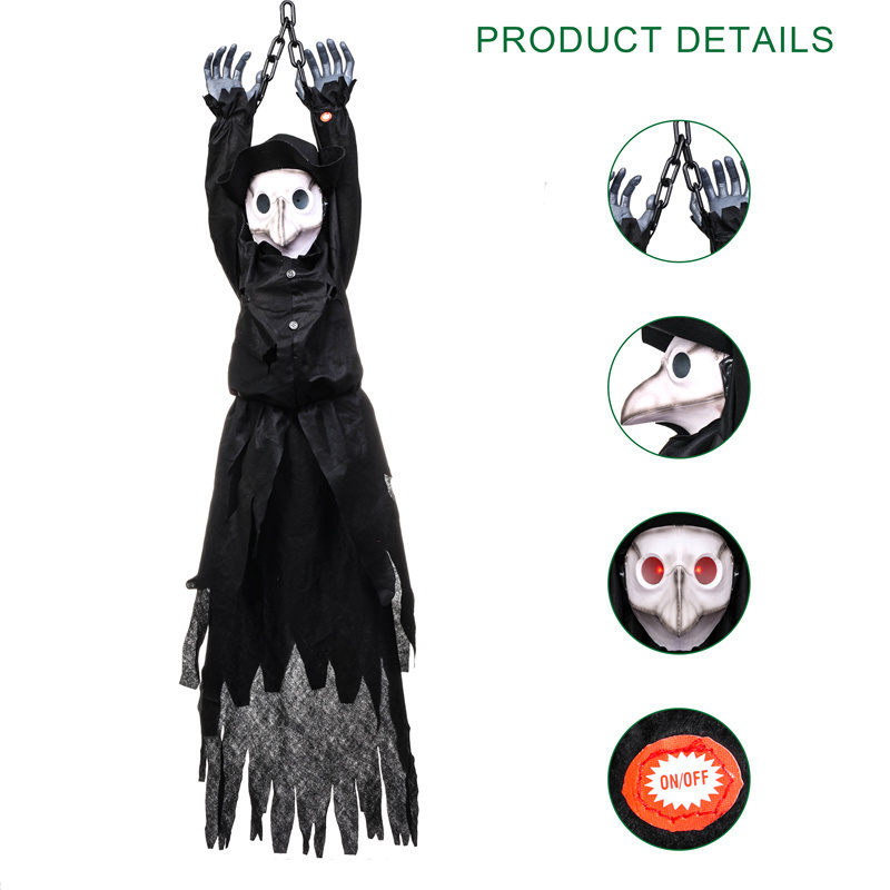 New 2023 Bright Halloween Haunted Decoration Outdoor Halloween Decorations Yard Halloween Lifesize Prop