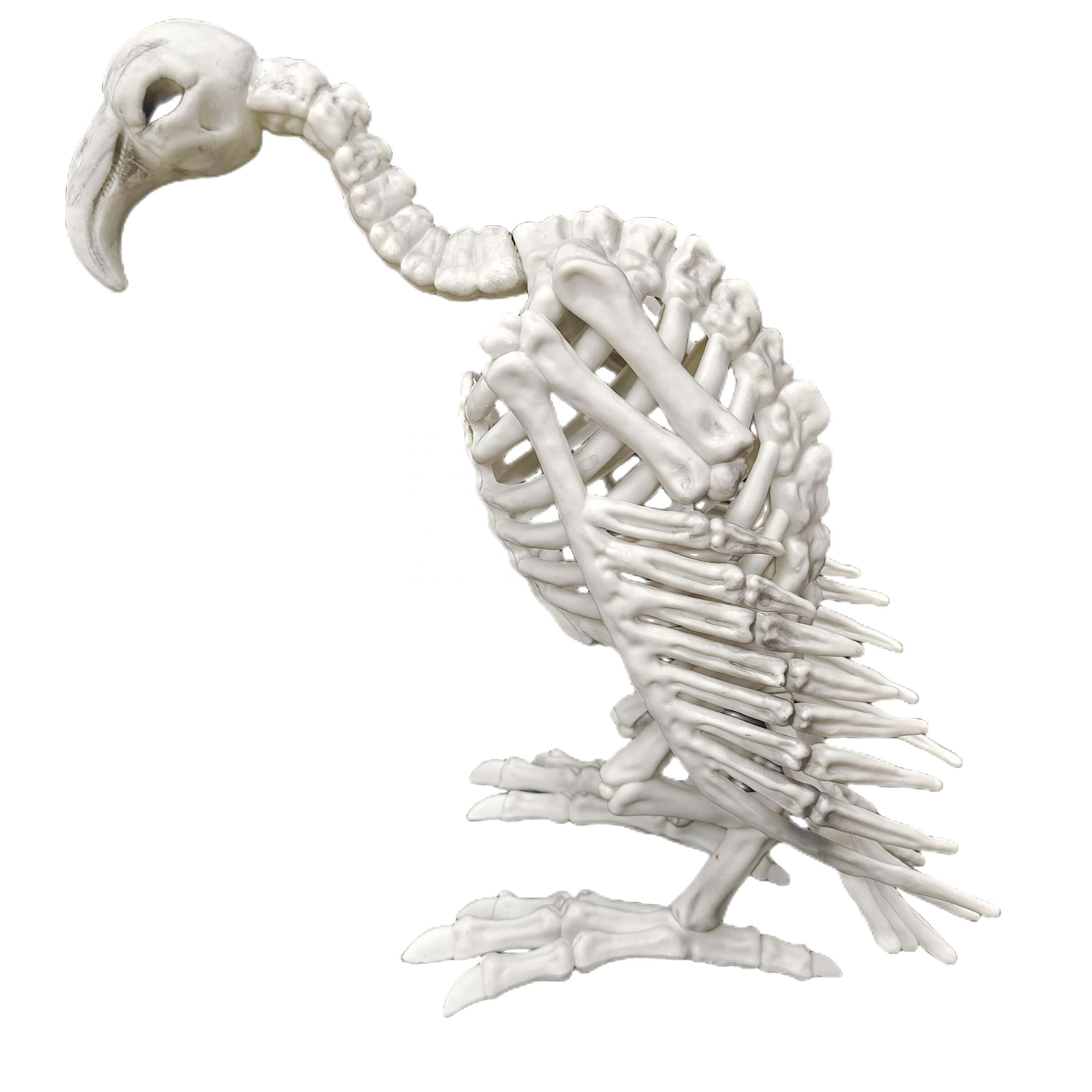 Vulture Skeleton Injection Molding Animal Skeleton Halloween Decoration Patio Decoration Holiday Party Tabletop Decoration