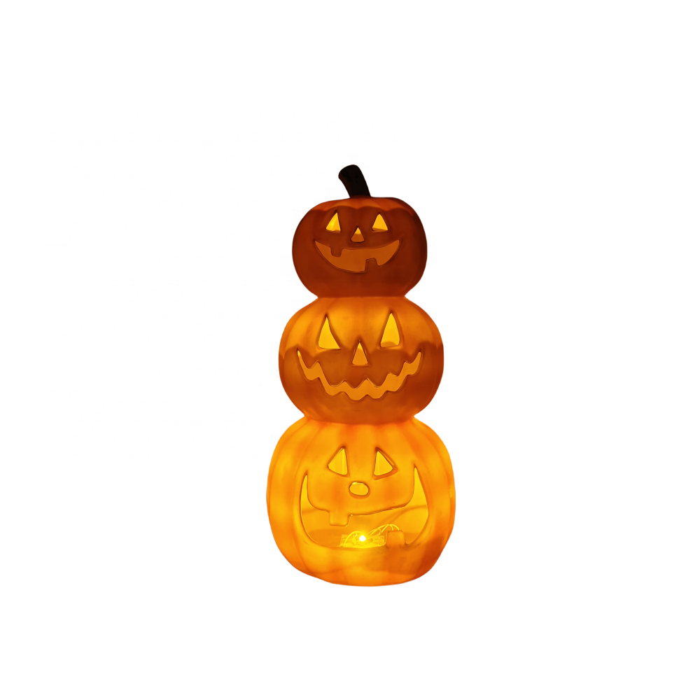 Party Supplies Decoration LED Lighted 16inch Large Plastic Halloween Pumpkin