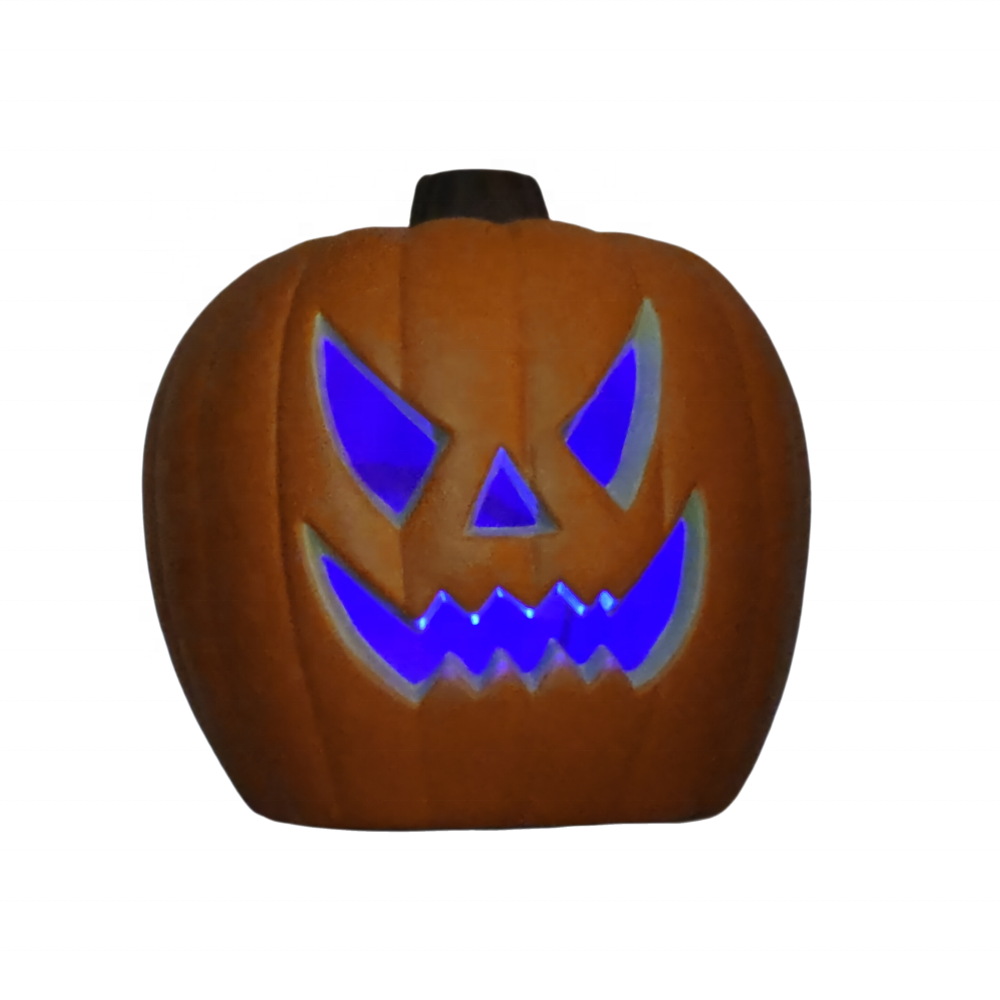 Halloween Large Plastic Pumpkin Outdoor Decoration Ghost Party Yard Decoration Pumpkin Head Yard Decoration