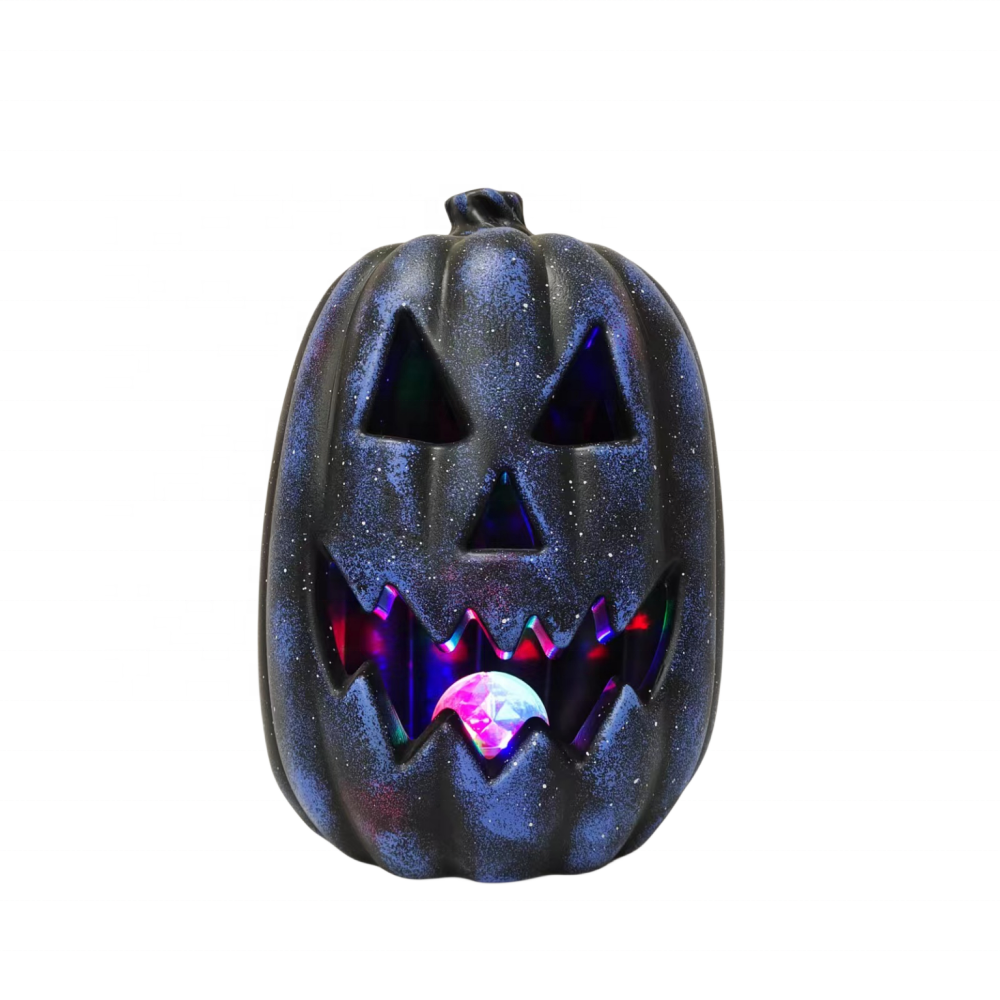 Classic Plastic Halloween Decorative Pumpkin PP Carvable Pumpkins with Light