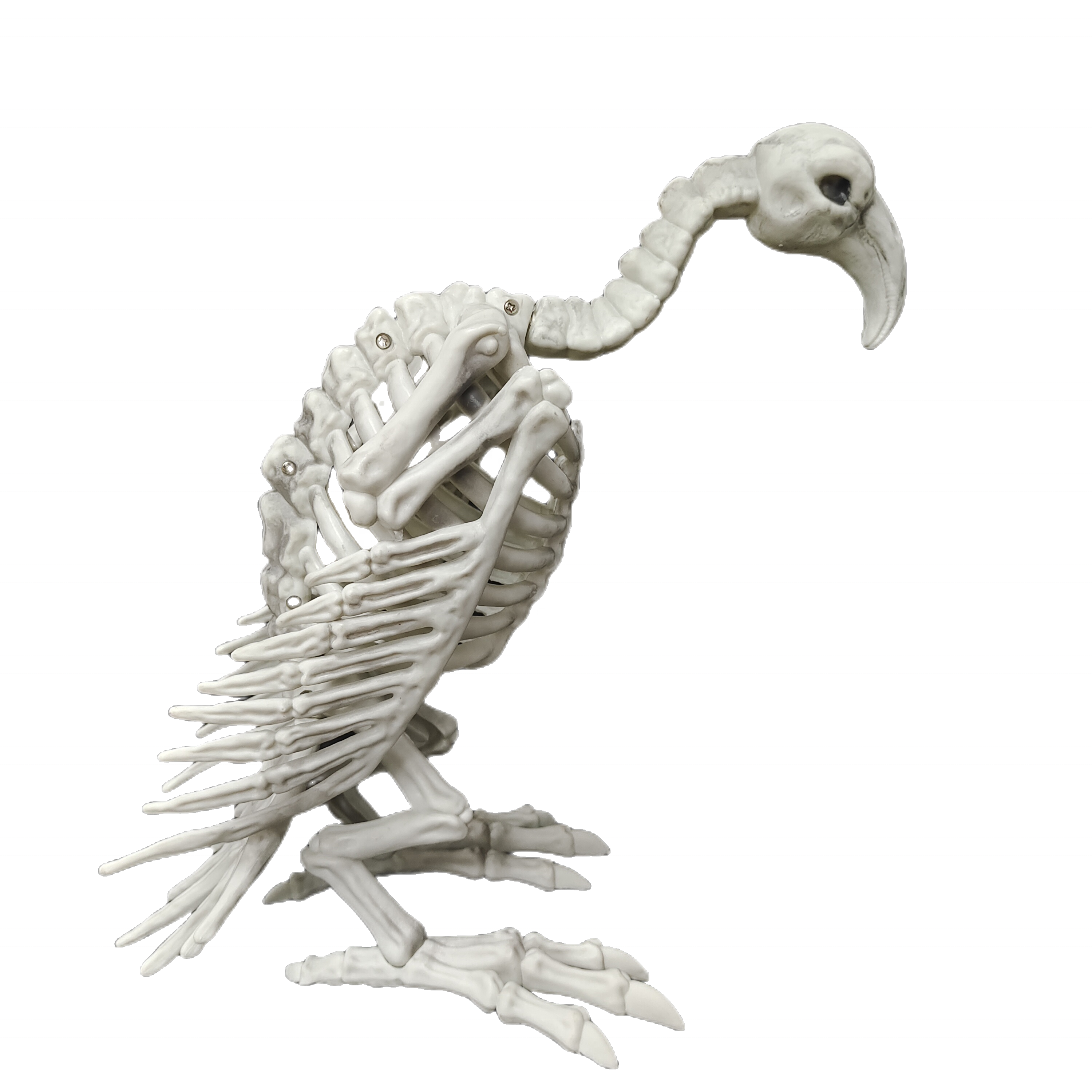 Vulture Skeleton Injection Molding Animal Skeleton Halloween Decoration Patio Decoration Holiday Party Tabletop Decoration