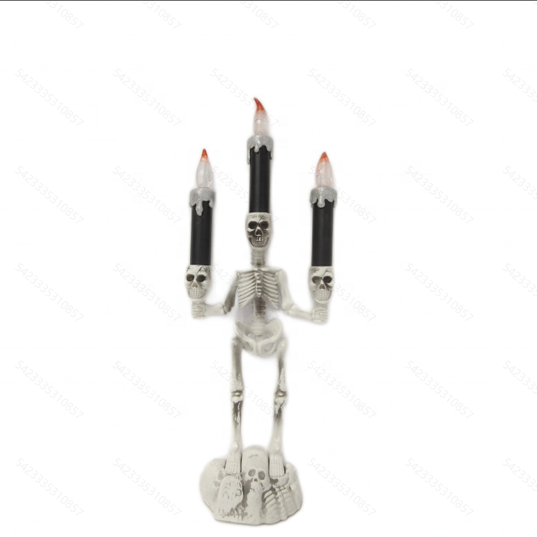 Illuminated Candlestick Ornaments Halloween Decorations Stylish Home Decorations Halloween Party Atmosphere Props