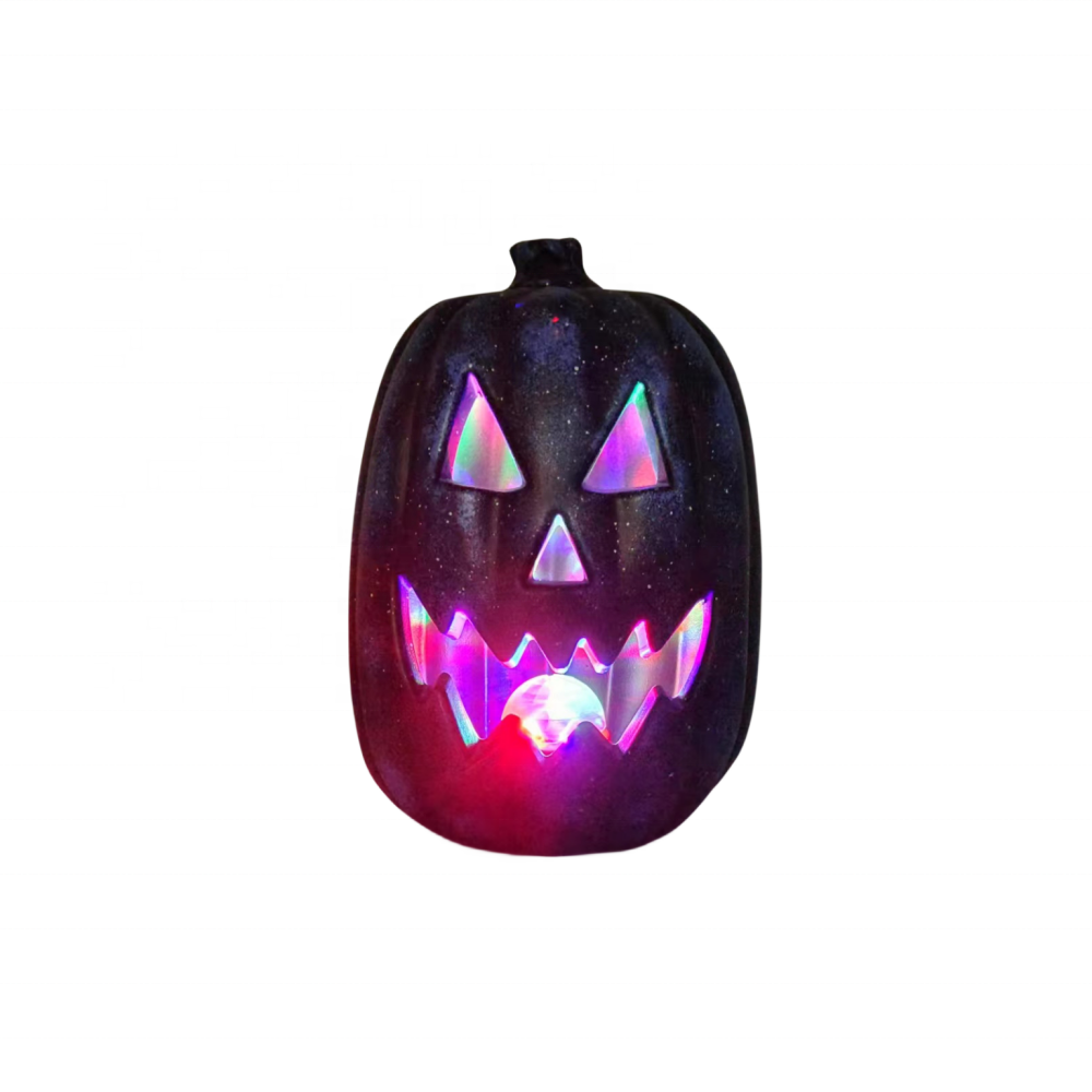 Classic Plastic Halloween Decorative Pumpkin PP Carvable Pumpkins with Light