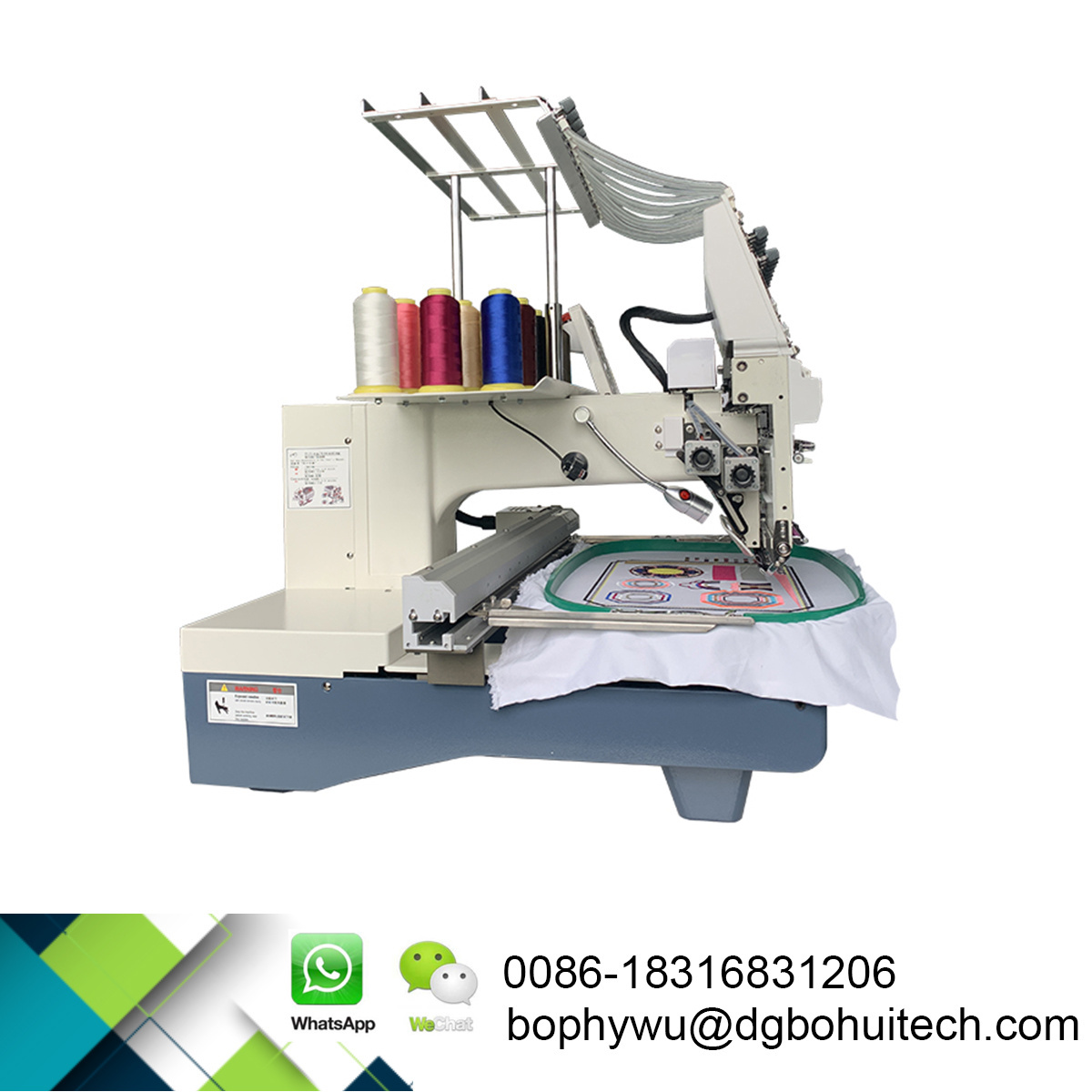 large working size1200x800mm  single head embroidery machine for sales multifunction embroidery machines