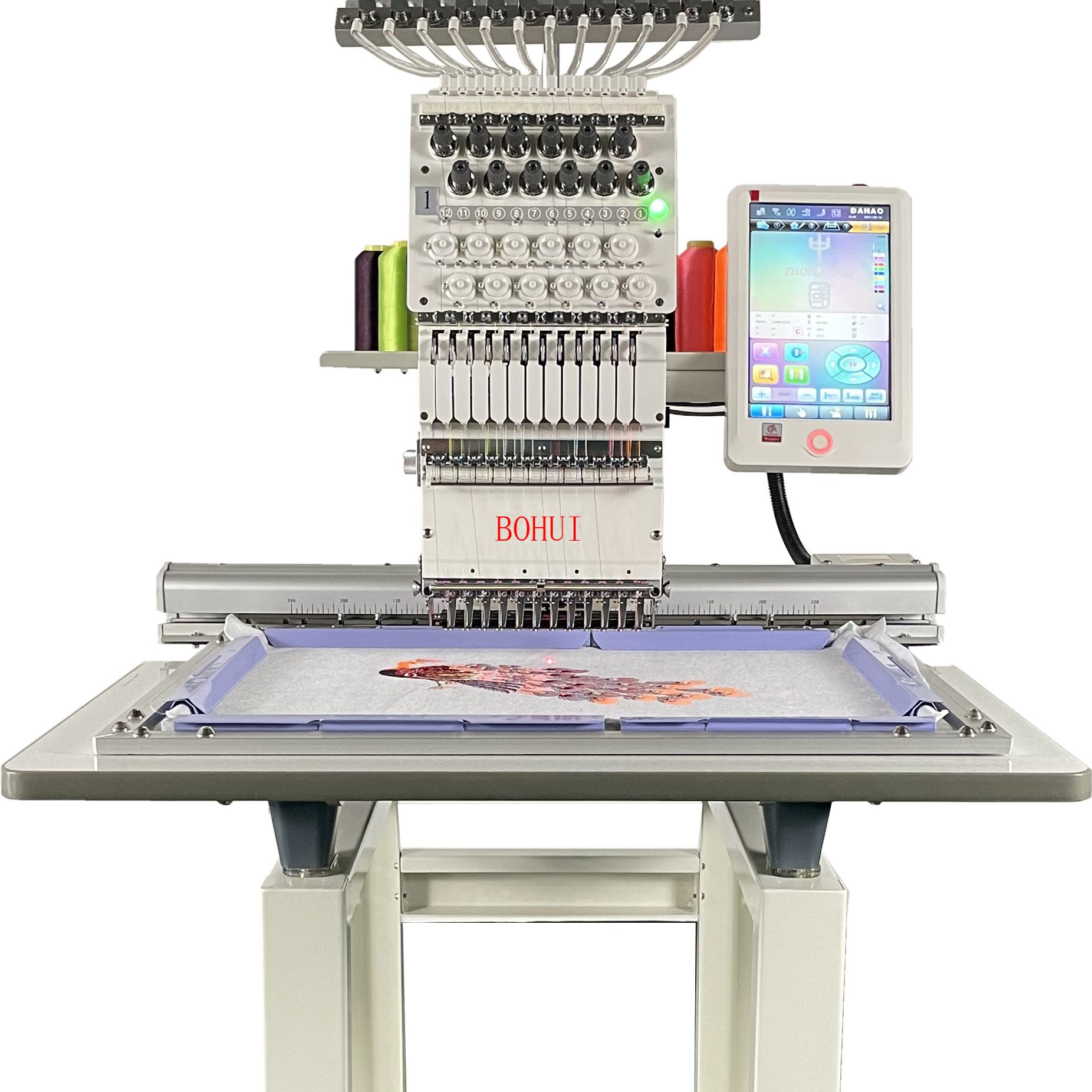 large working size1200x800mm  single head embroidery machine for sales multifunction embroidery machines