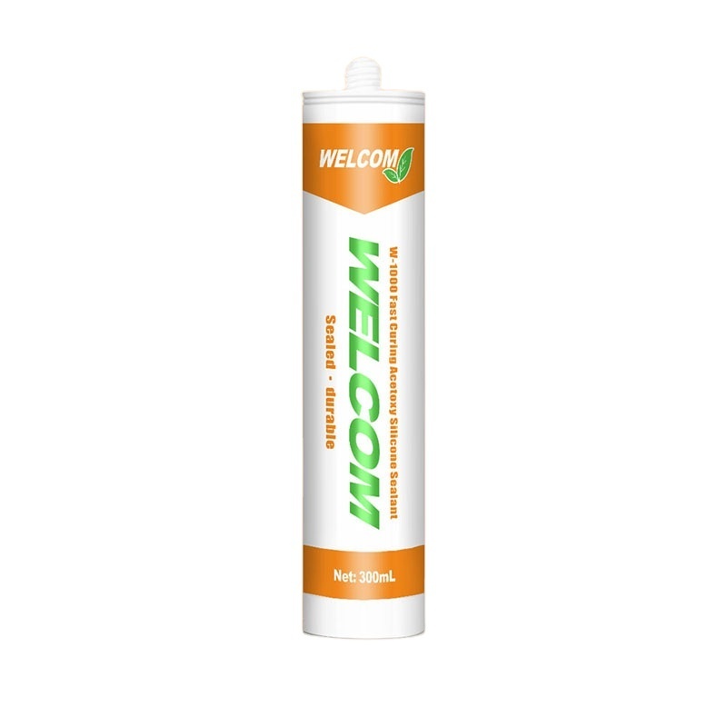 W-1000 Acetoxy Silicon Sealant Fast Curing Adhesive GP Kitchen Waterproof Adhesive Anti Mildew Neutral Silicone Sealant