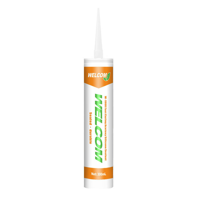 W-1000 Acetoxy Silicon Sealant Fast Curing Adhesive GP Kitchen Waterproof Adhesive Anti Mildew Neutral Silicone Sealant