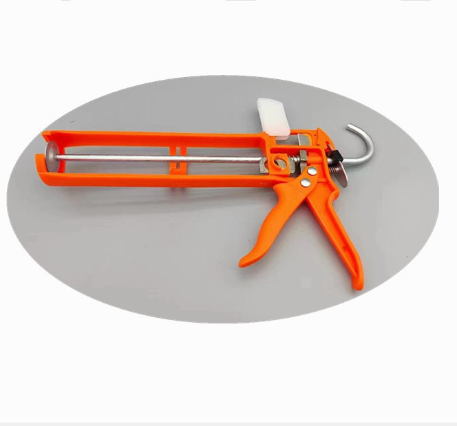 New Model with Blade-Style Plastic Glass Adhesive Gun  Hand tool silicone Cartridge Press Gun Silicon Metal Caulk Gun