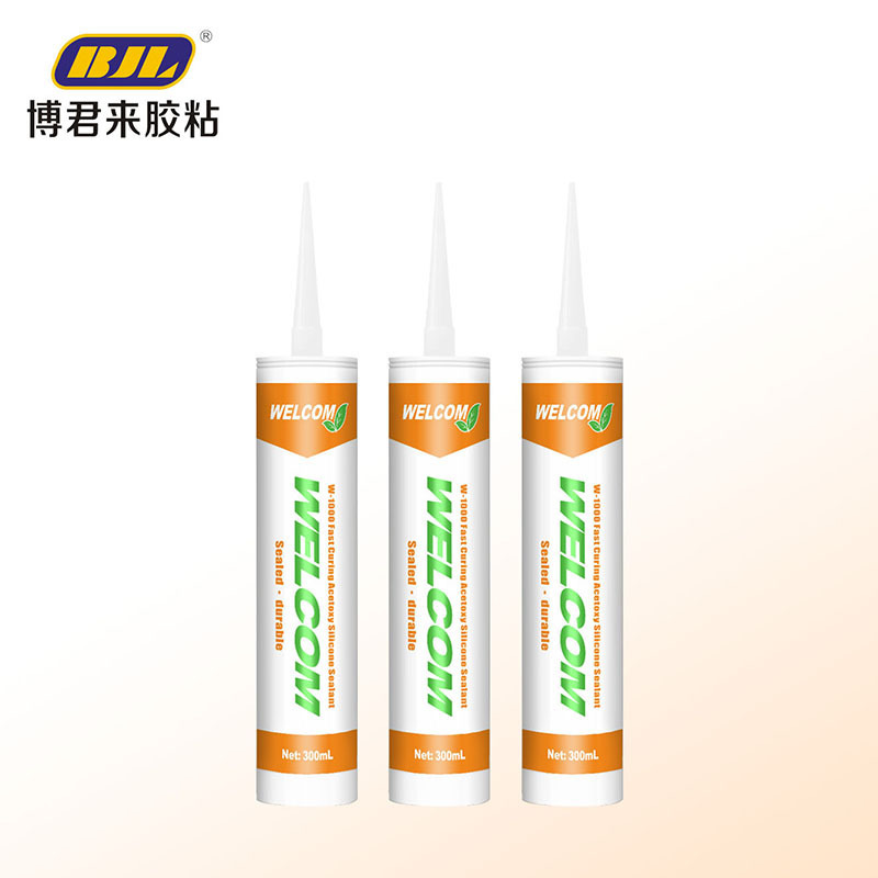 W-1000 Acetoxy Silicon Sealant Fast Curing Adhesive GP Kitchen Waterproof Adhesive Anti Mildew Neutral Silicone Sealant