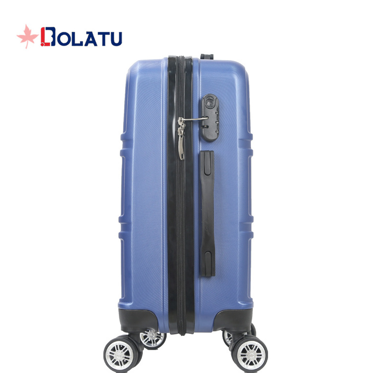 Custom Hard Case ABS Shell Luggage Suitcase Trolley Carry on Luggage Set Carton Men Spinner Fashionable Holiday Combination Lock