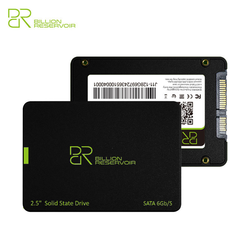 Custom Logo Portable Laptop Ssd Bulk Hard Drive 128Gb 256Gb 512Gb 1tb Black Disco Duro Sata 3 Interface Ssd For Desktop