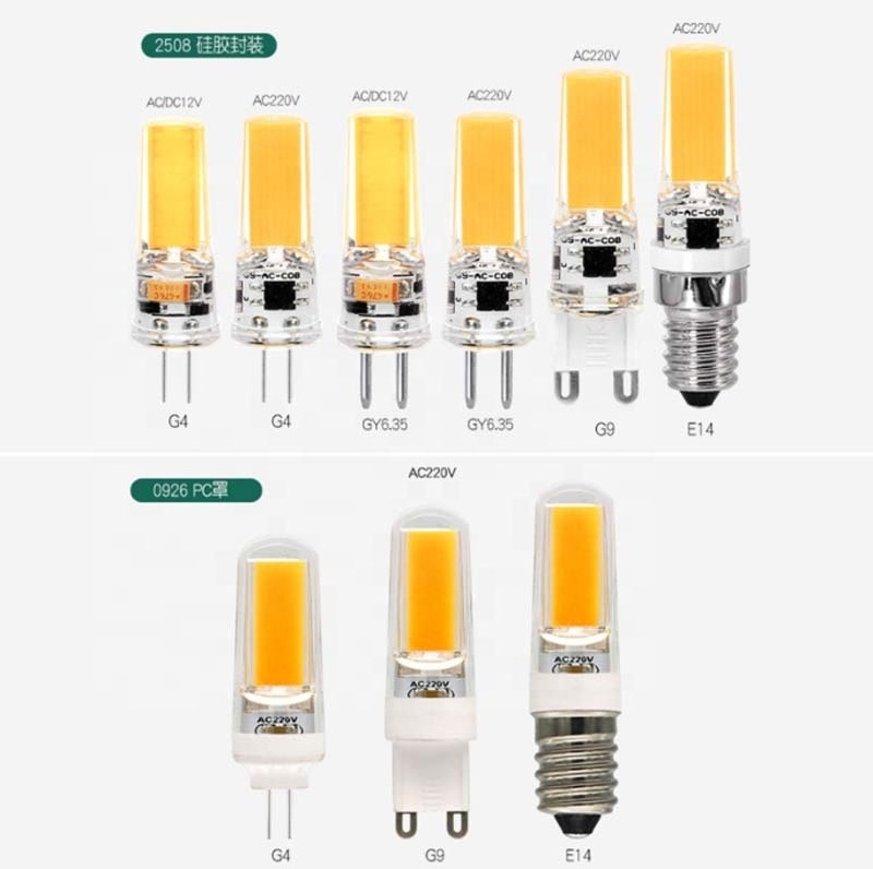 Dimmable 12V/220V Mini G4 LED Lamp COB LED Bulb 4W 6W 10W AC DC LED G4 Chandelier Replace Halogen Light Lampada Bombilla Ampoule