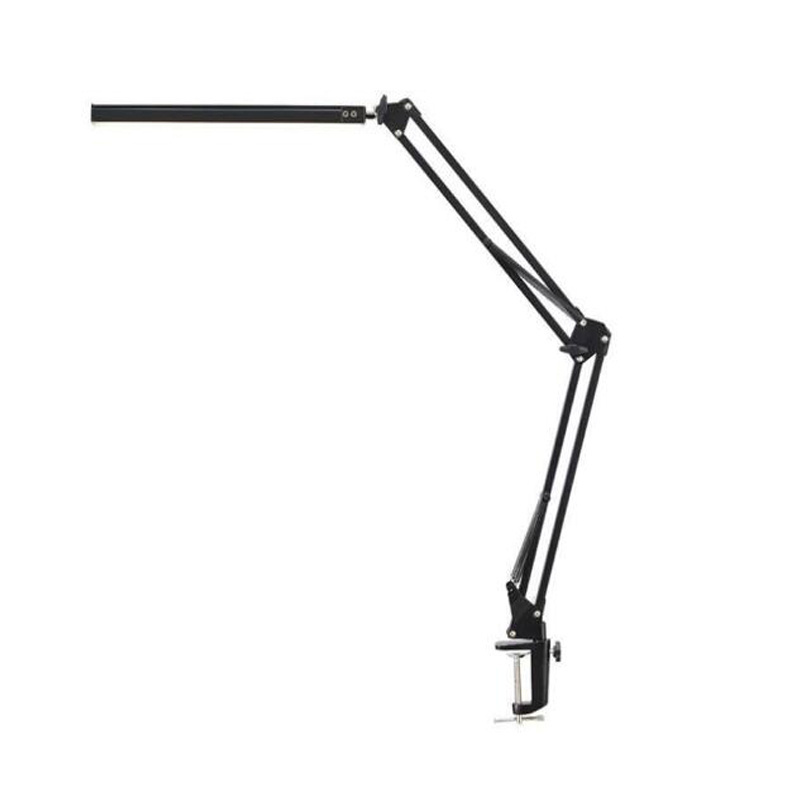 LED Desk Lamp with Clamp Desk Light Metal Swing Arm Desk Lamp Eye-Care Dimmable USB Table Lamp for Study, Office, Working