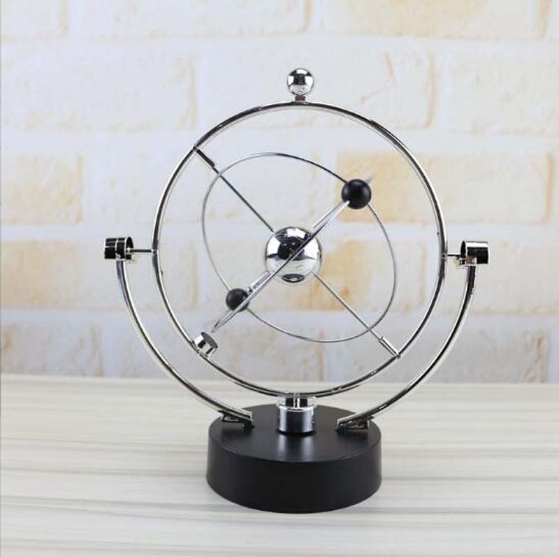 Electronic Perpetual Motion Swing Balance Balls Office Desk Ornament Educational Physics Mechanics Science Toy