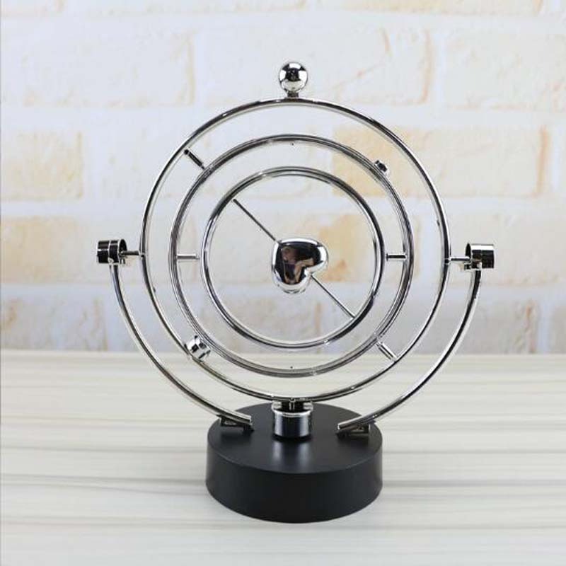 Rotating Celestial Body Perpetual Instrument Ornaments Physical Newton Pendulum Balls Desktop Globes Dynamic Decompression Toys