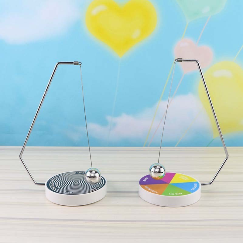 Desk Sensory Stress Relief Magnetic Toy Educational Physics Science Swinging Ball Birthday Gift for Kid Adult