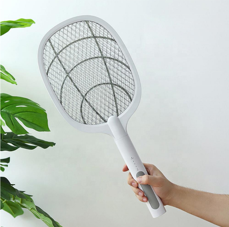 Electric Fly Mosquito Racket Bug Zapper Racket Insects Killer Rechargeable Mosquito Swatter Kill Fly Bug for Home