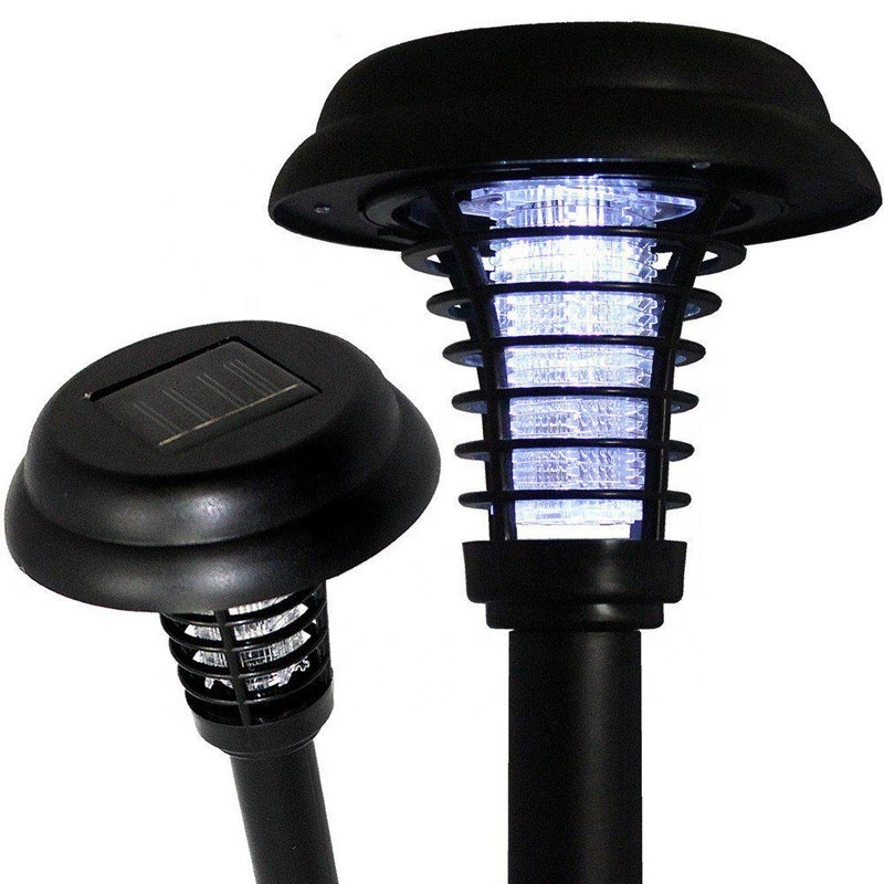 NEW Solar Powered Bug Zapper LED Outdoor Garden Pest Mosquito Killer, Mosquito Killer LED Light Lamp