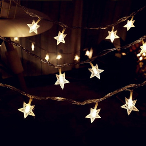 2/3M String LED Lights /Fairy Light Battery Operated Waterproof Star Copper Wire Lamp Indoor Outdoor Christmas Wedding