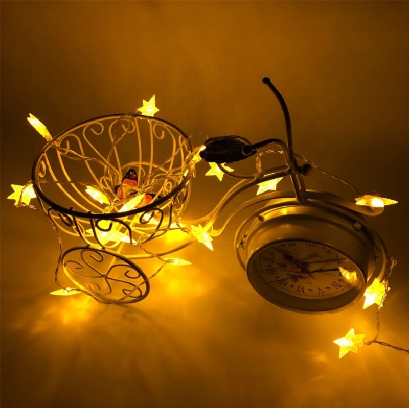 2M 3M 4M 5M 20M Battery operated 10M AC110-220V plug in String Fairy novelty lights LED star Flower Christmas Home Garland Decor