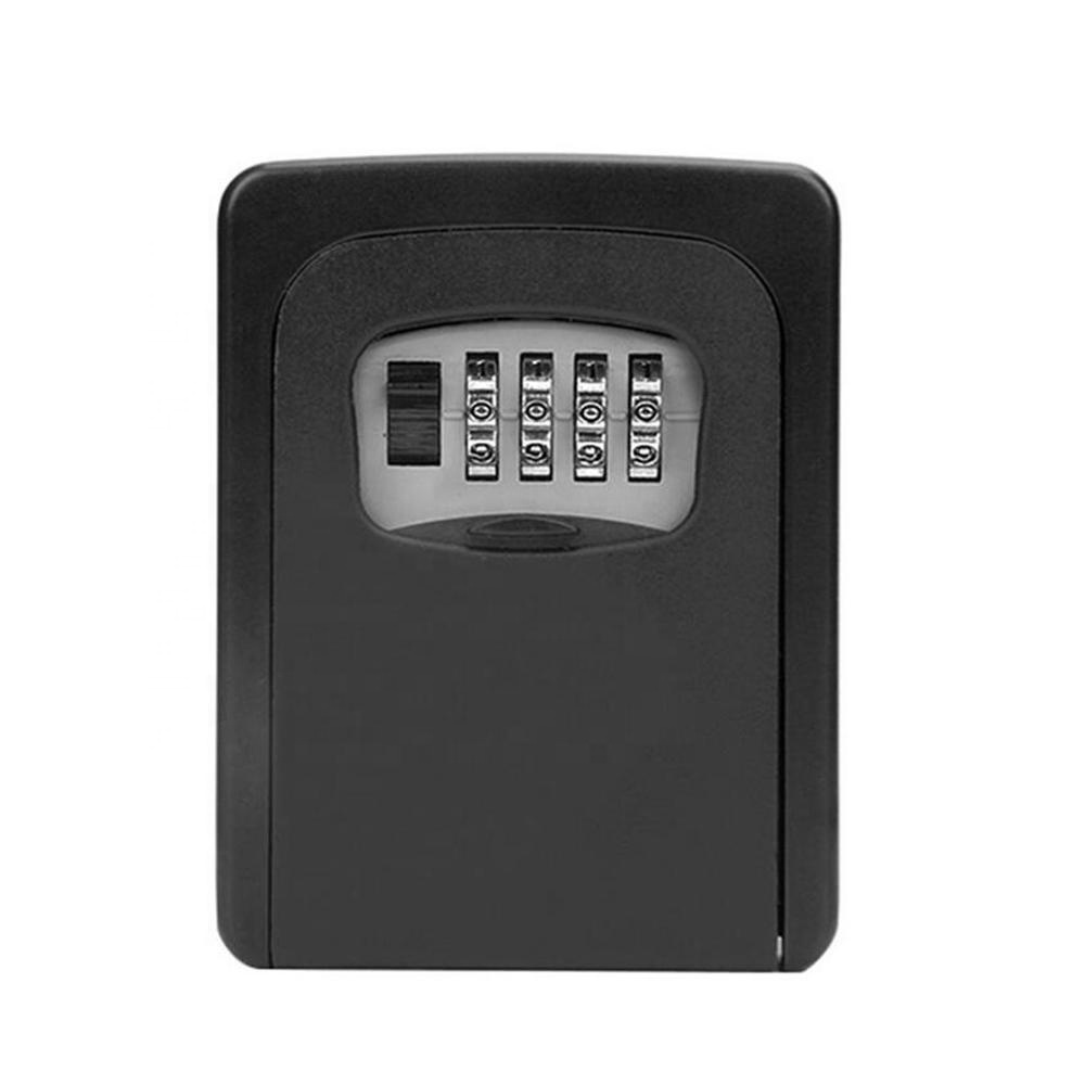 Custom Key Box Weatherproof 4 Digit Combination Key Storage Lock Box Indoor Outdoor Password Lock Hidden Keys Storage Box