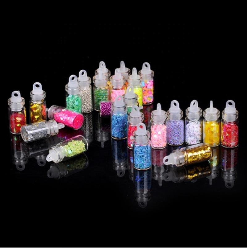 48Pcs/Set Sequins Glitter Slices Filler Fluffy Clear Slime Box Toys Nails Art DIY Charms Slime Supplies Kit Lizun Decoration