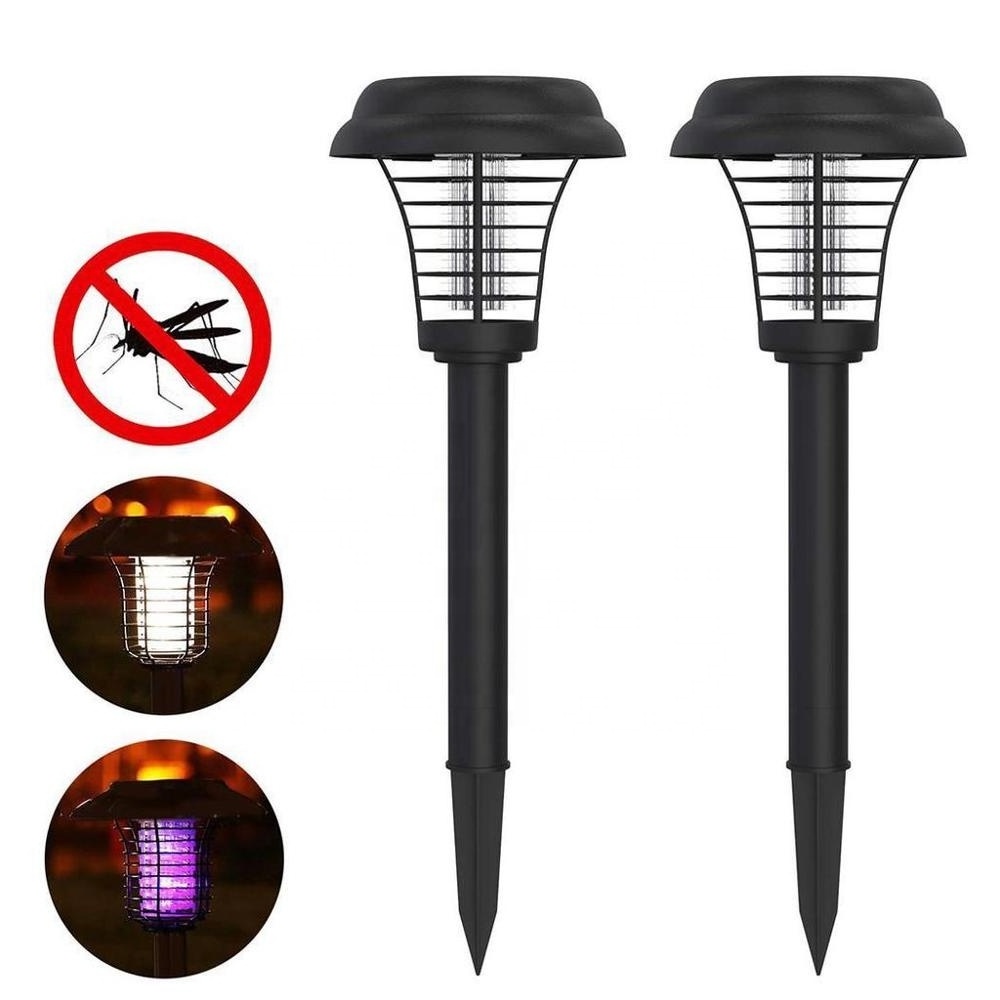 NEW Solar Powered Bug Zapper LED Outdoor Garden Pest Mosquito Killer, Mosquito Killer LED Light Lamp