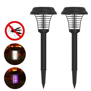 NEW Solar Powered Bug Zapper LED Outdoor Garden Pest Mosquito Killer, Mosquito Killer LED Light Lamp