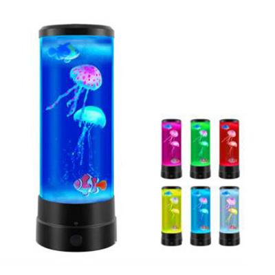 LED Jellyfish Lava Lamp with Water Ripple Projection, Color Changing Jellyfish Lamp with Remote Control, jellyfish Night Light