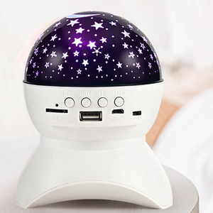 LED Star Projection Light Wireless BT Speaker Kids Bedroom Night Light Music Disco Ball DJ Speaker Party Stage Christmas