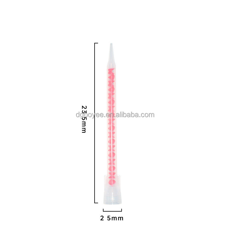 400ML AB cartridge 1:1  plastic mixer Epoxy Resin Caulking Mixing nozzle