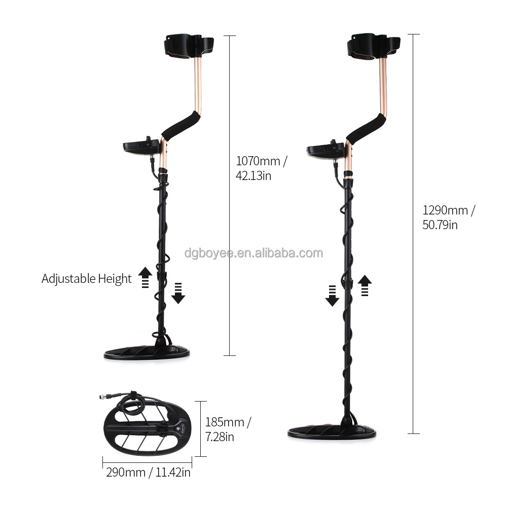 FS2 Underground Metal Detector 11inches  Coil and 5 inches Coil Treasure Hunter Finder Pinpointer big LCD Display