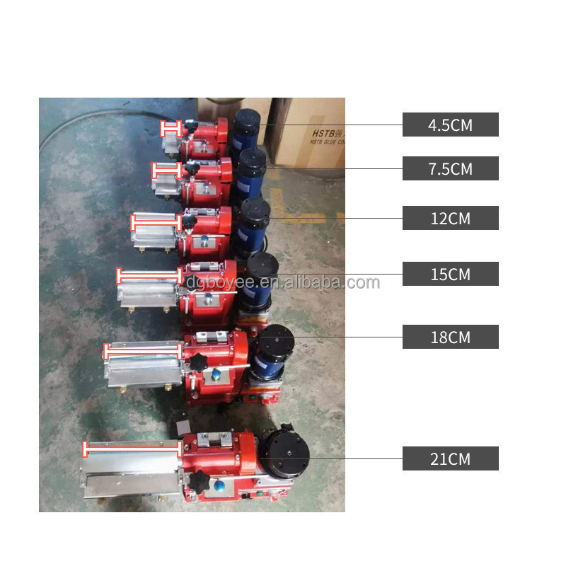 Gluing machine, roller type gluing machine, automatic high-speed and stable gluing machine